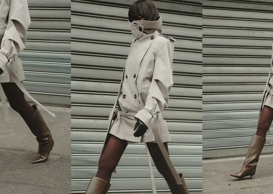 This season, the trench coat comes with new rules and proportions - Nina Rajak shows us how to wear it