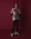 Paris - Silver Corset Dress