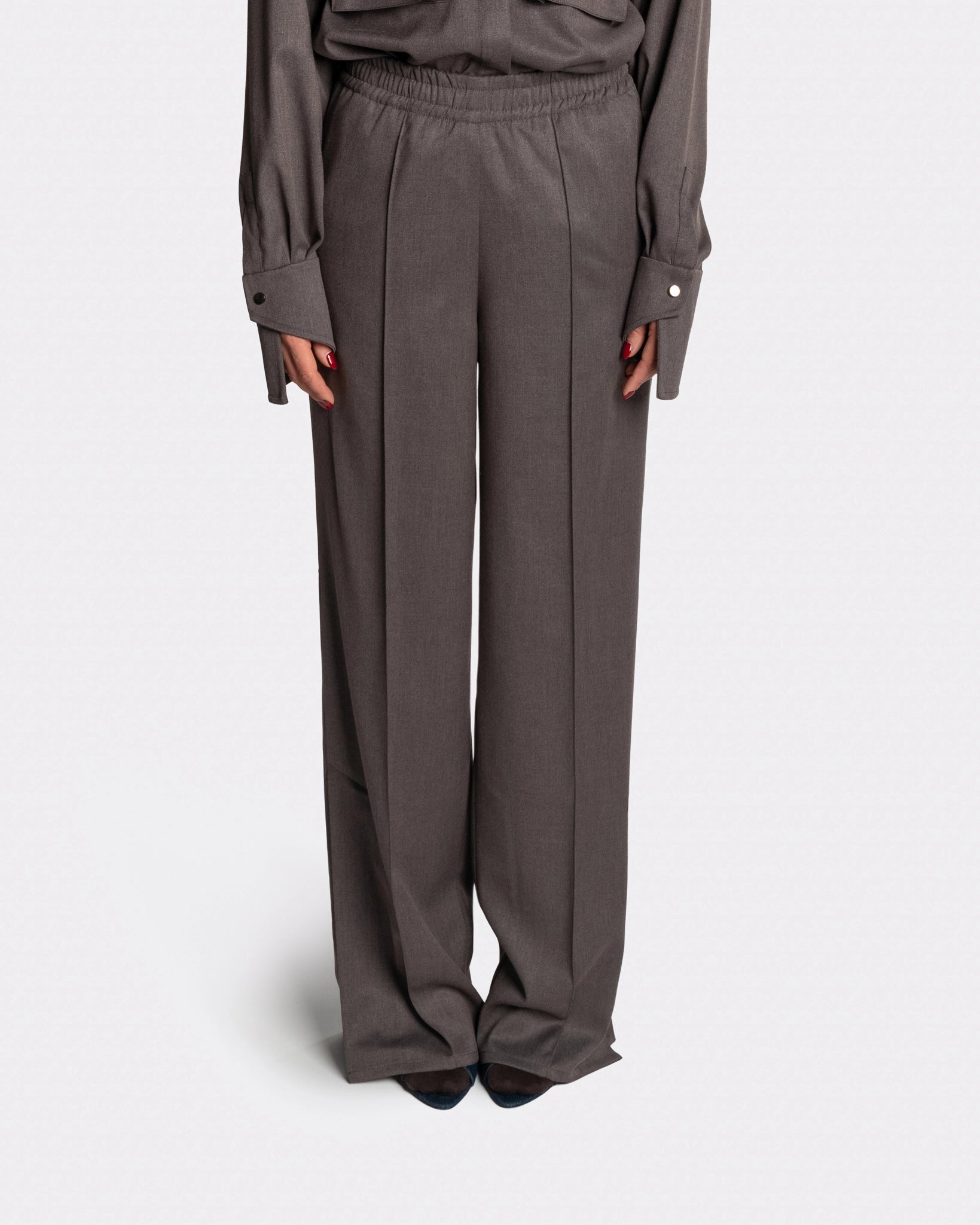 SUITED UNFITTED PANTS - Front | Nina Rajak Atelier