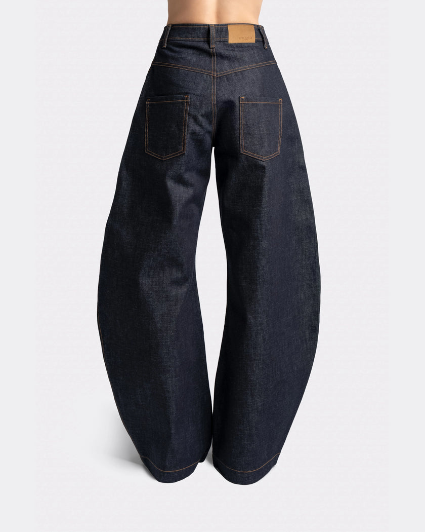 ROUND LEG / WIDE DENIM