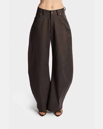 ROUND LEG / WIDE BROWN - Front