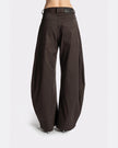 ROUND LEG / WIDE BROWN - Back