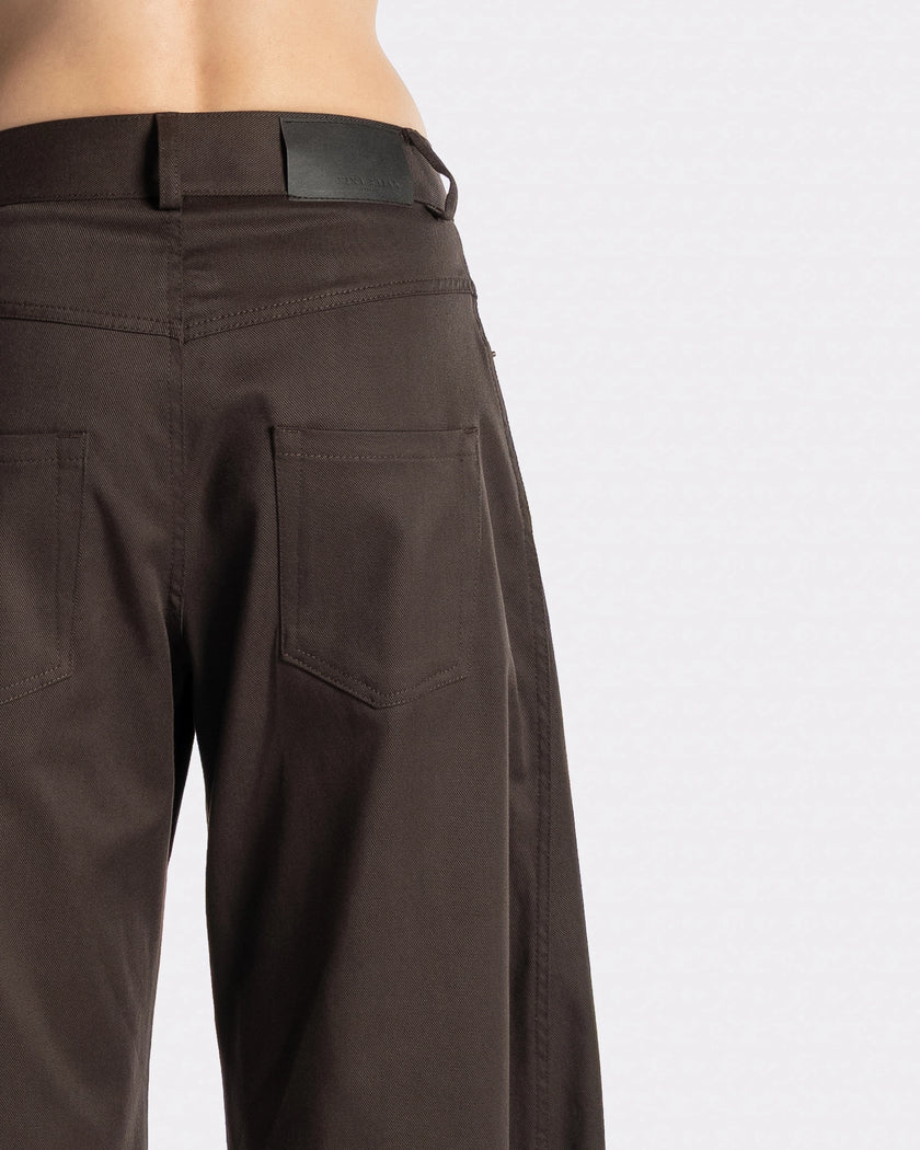 ROUND LEG / WIDE BROWN - Detail