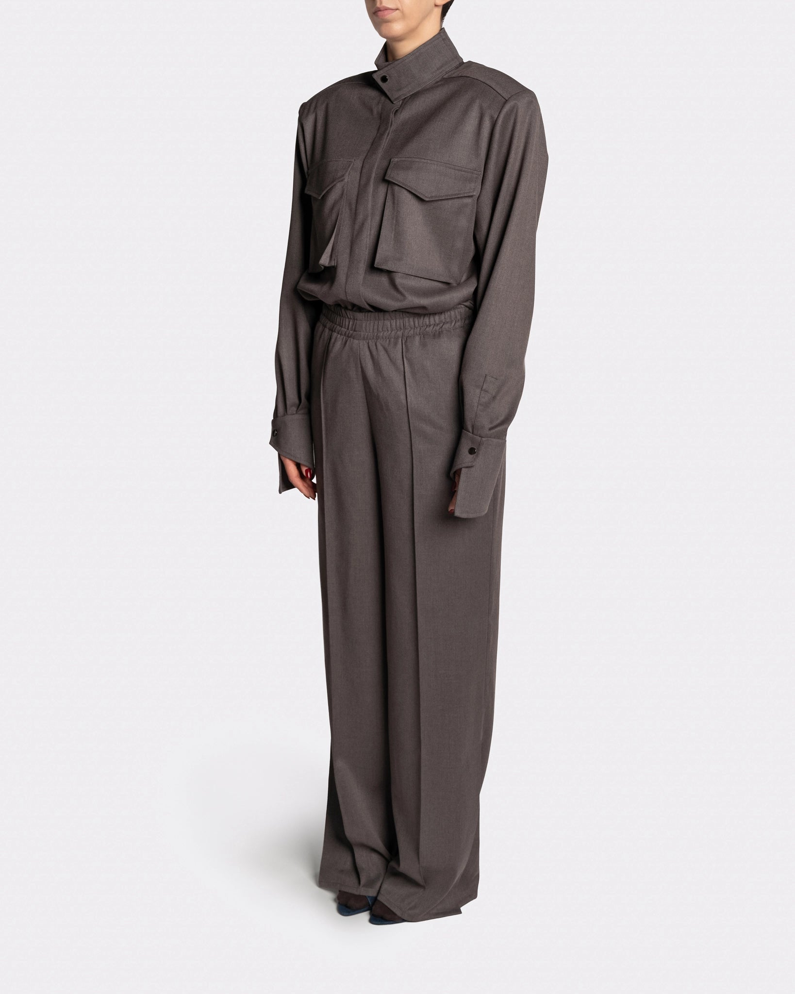 SUITED UNFITTED PANTS - Side | Nina Rajak Atelier