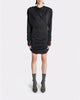 DRAPPED LS T-DRESS