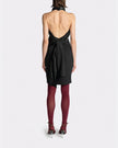 LEATHER KNOT MINI DRESS
