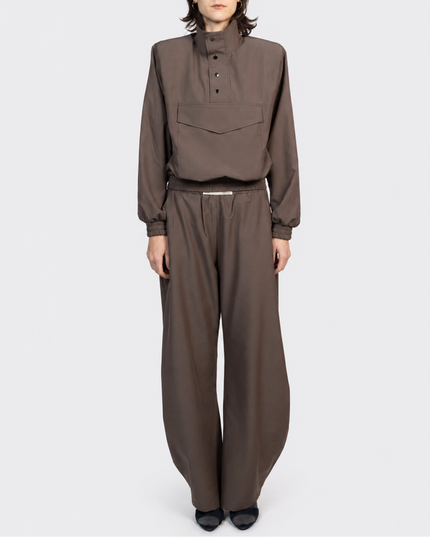 COTTON HALF-ZIP SHIRT