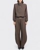 COTTON HALF-ZIP SHIRT