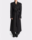 LONG COAT STOLE BLACK