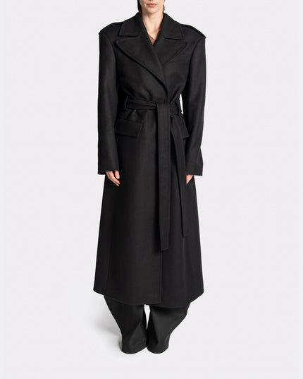 LONG COAT STOLE BLACK