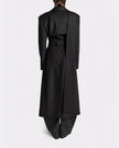 LONG COAT STOLE BLACK