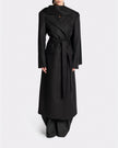 LONG COAT STOLE BLACK
