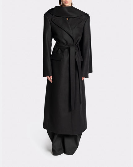 LONG COAT STOLE BLACK