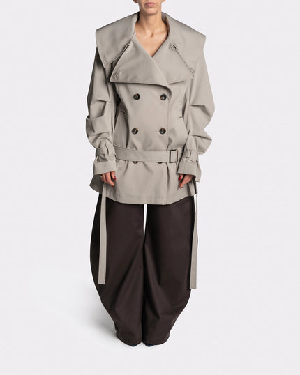 COLLAR TRENCH - Front | Nina Rajak Atelier