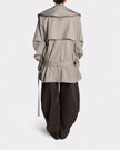 COLLAR TRENCH - Back | Nina Rajak Atelier
