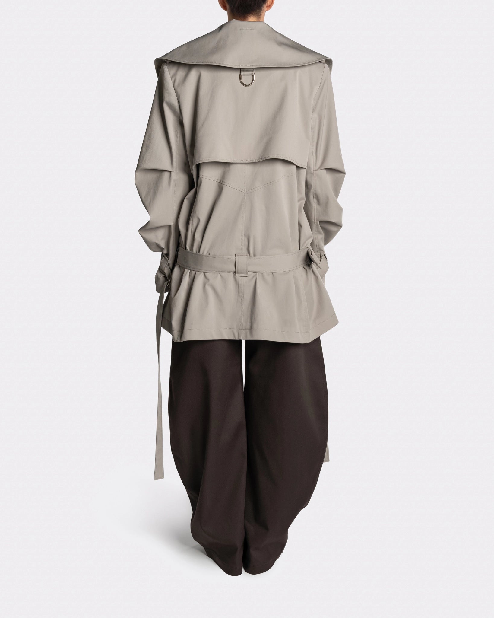 COLLAR TRENCH - Back | Nina Rajak Atelier