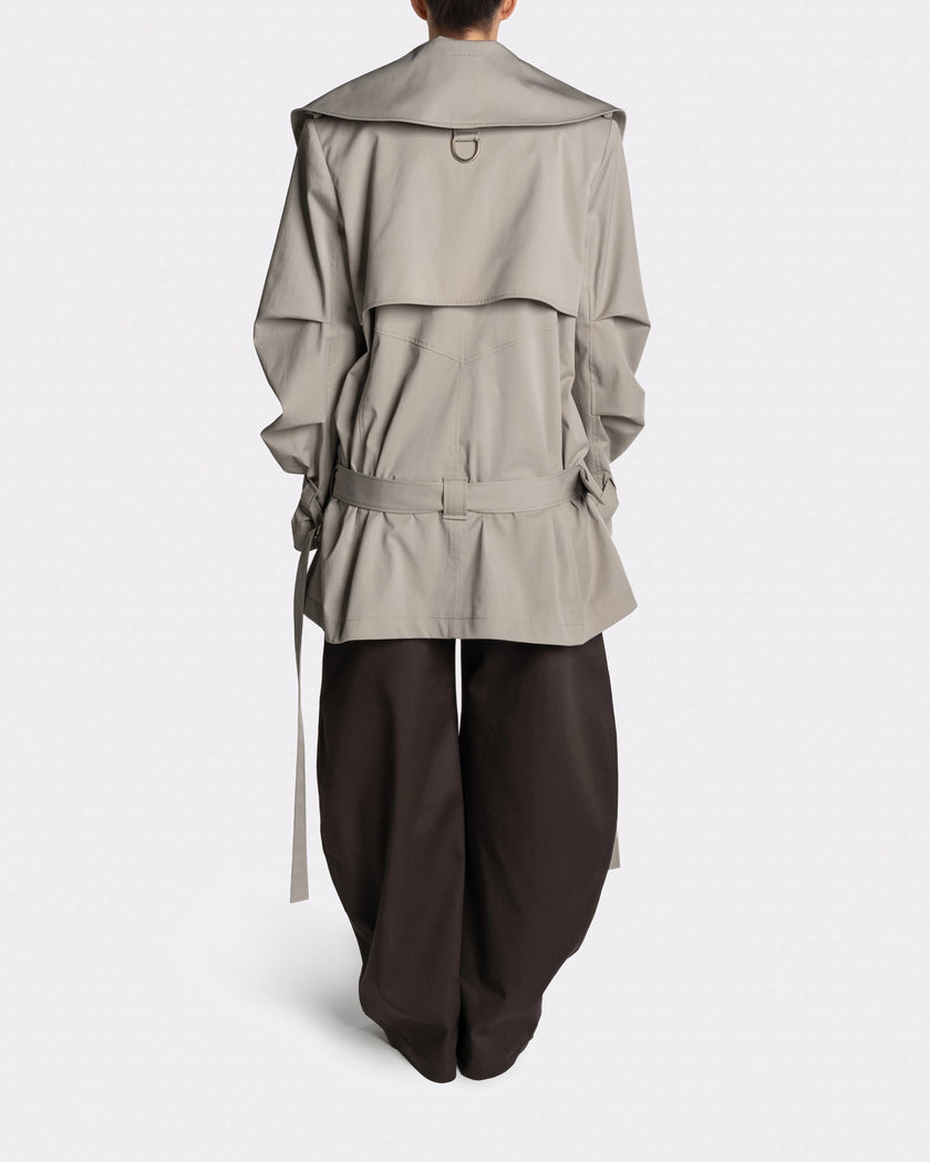 COLLAR TRENCH - Back | Nina Rajak Atelier
