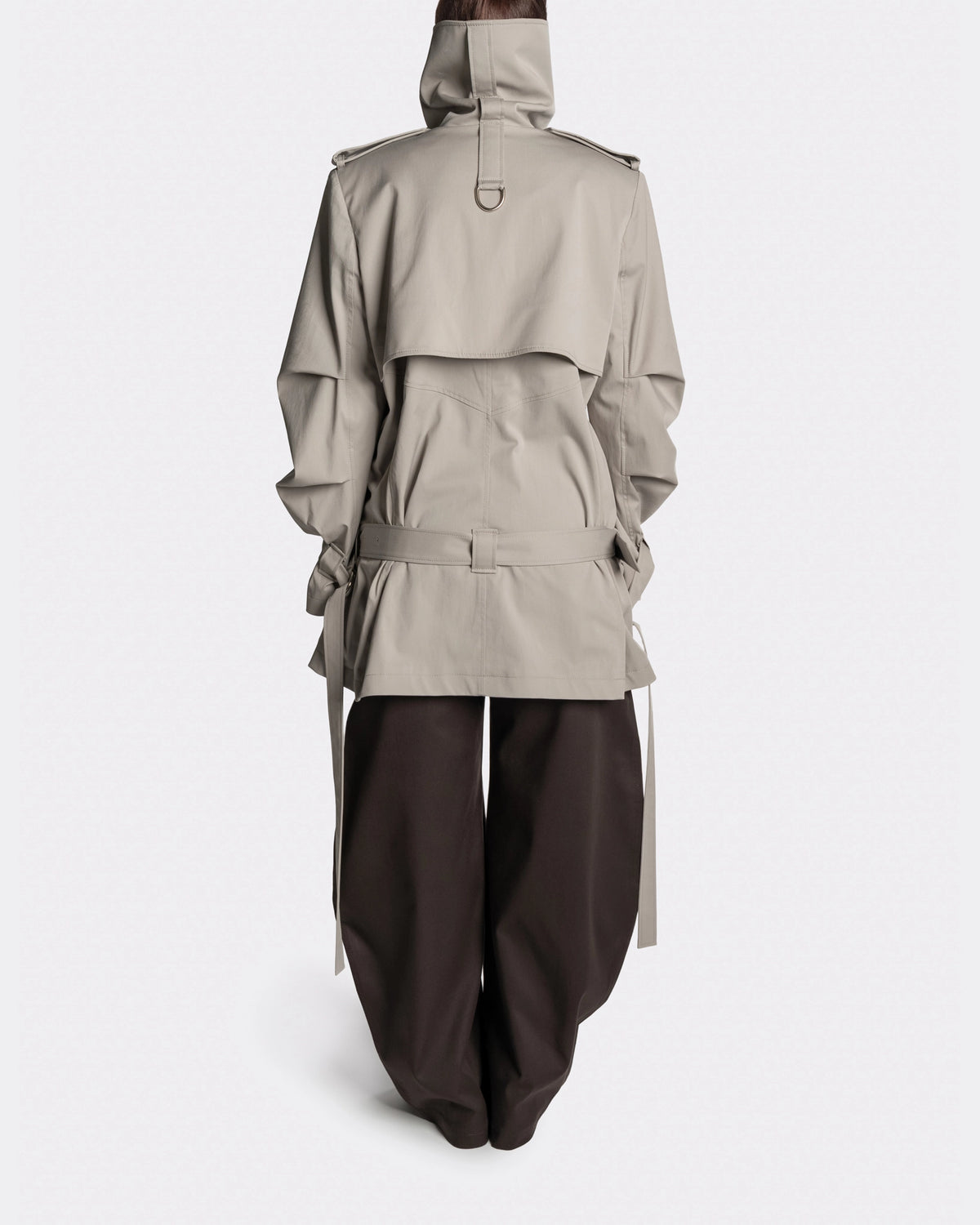 COLLAR TRENCH - Back | Nina Rajak Atelier