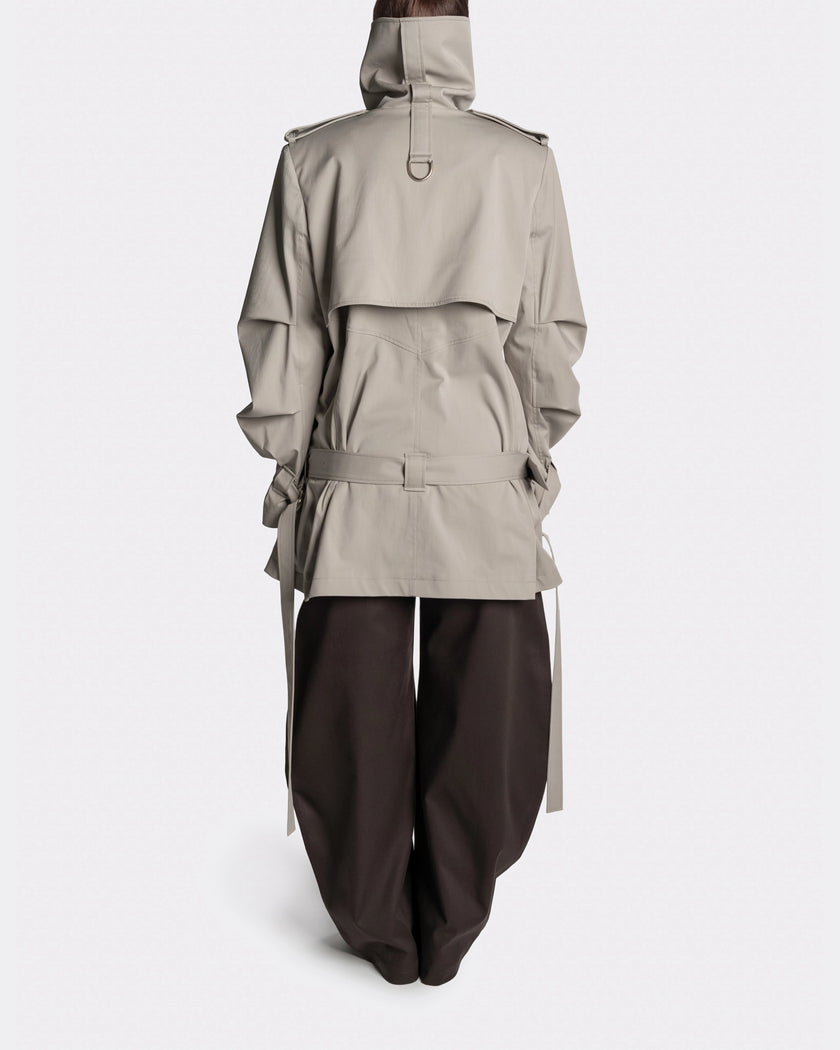 COLLAR TRENCH - Back | Nina Rajak Atelier