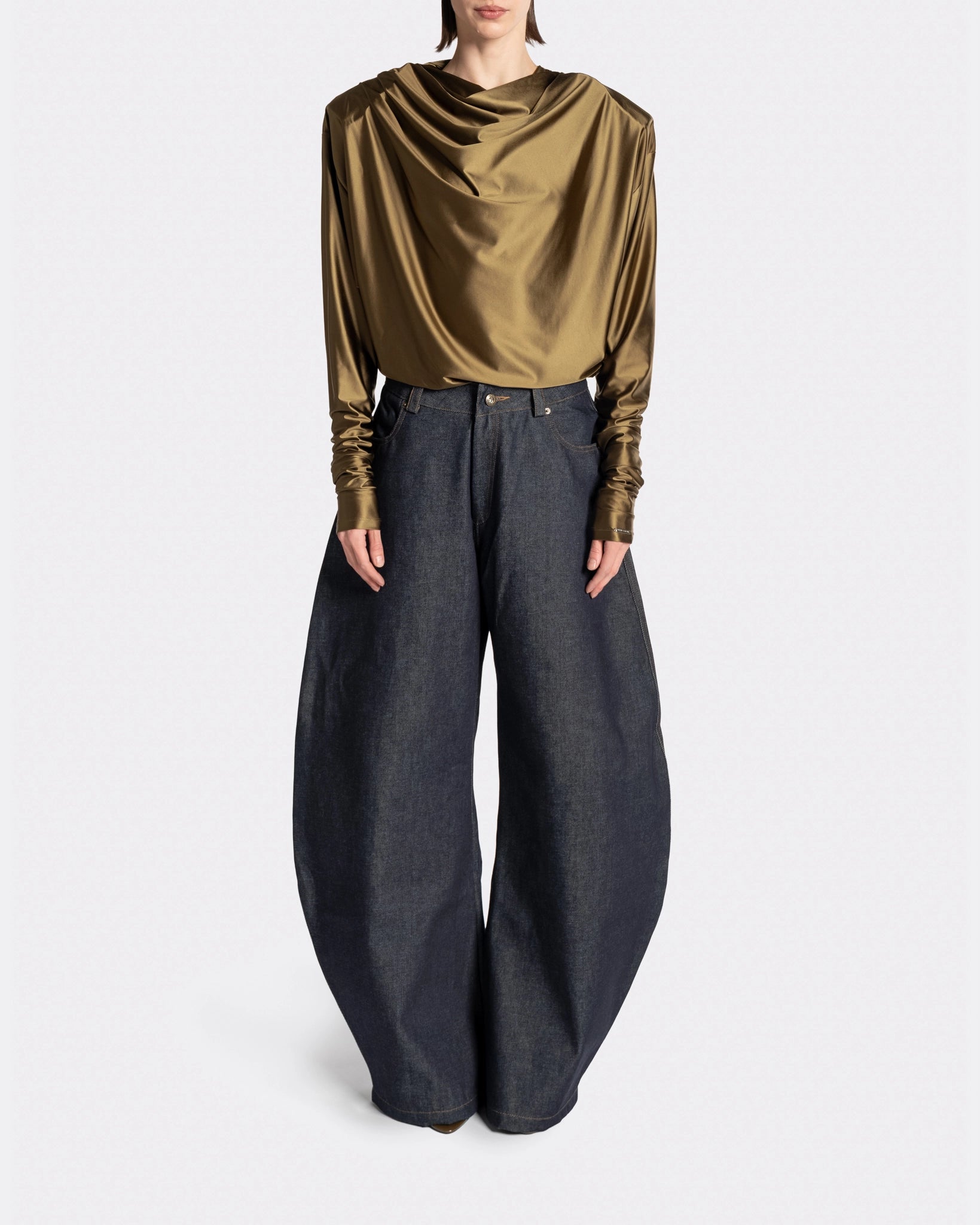 DRAPPED ELEGANCE BLOUSE