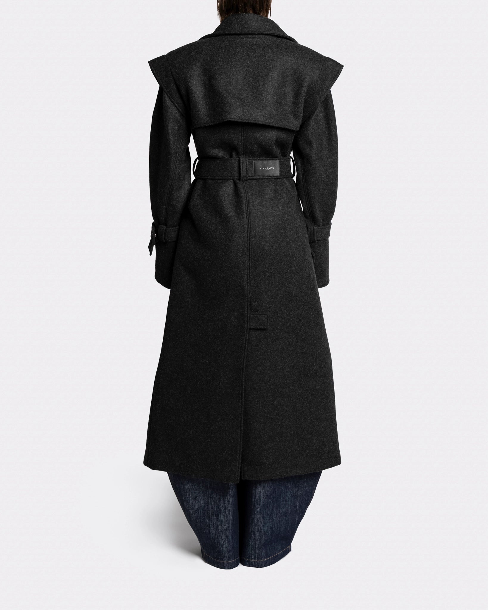 BELTED WOOL COAT