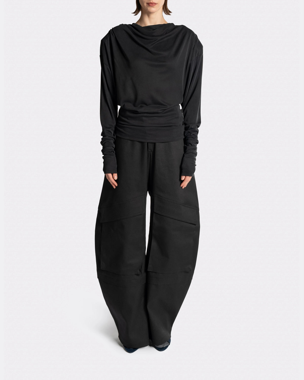 DRAPED SHIRT