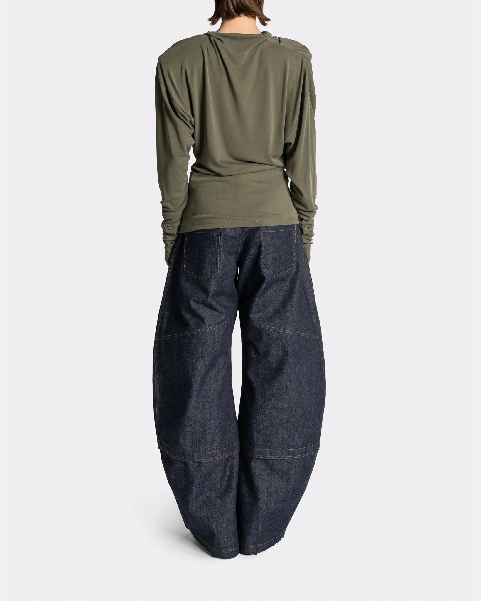 DRAPED SHIRT