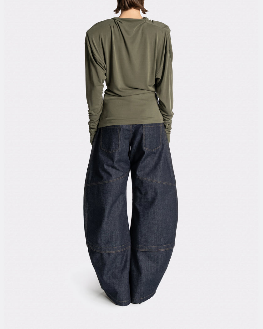 DRAPED SHIRT