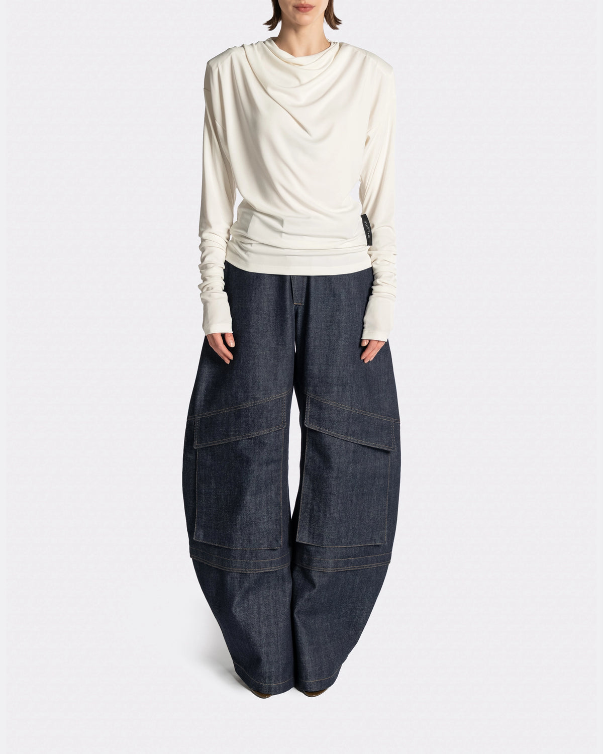 DRAPED SHIRT