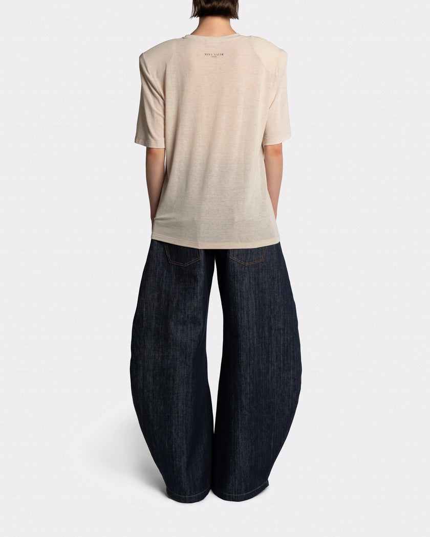 ROUND LEG / WIDE DENIM