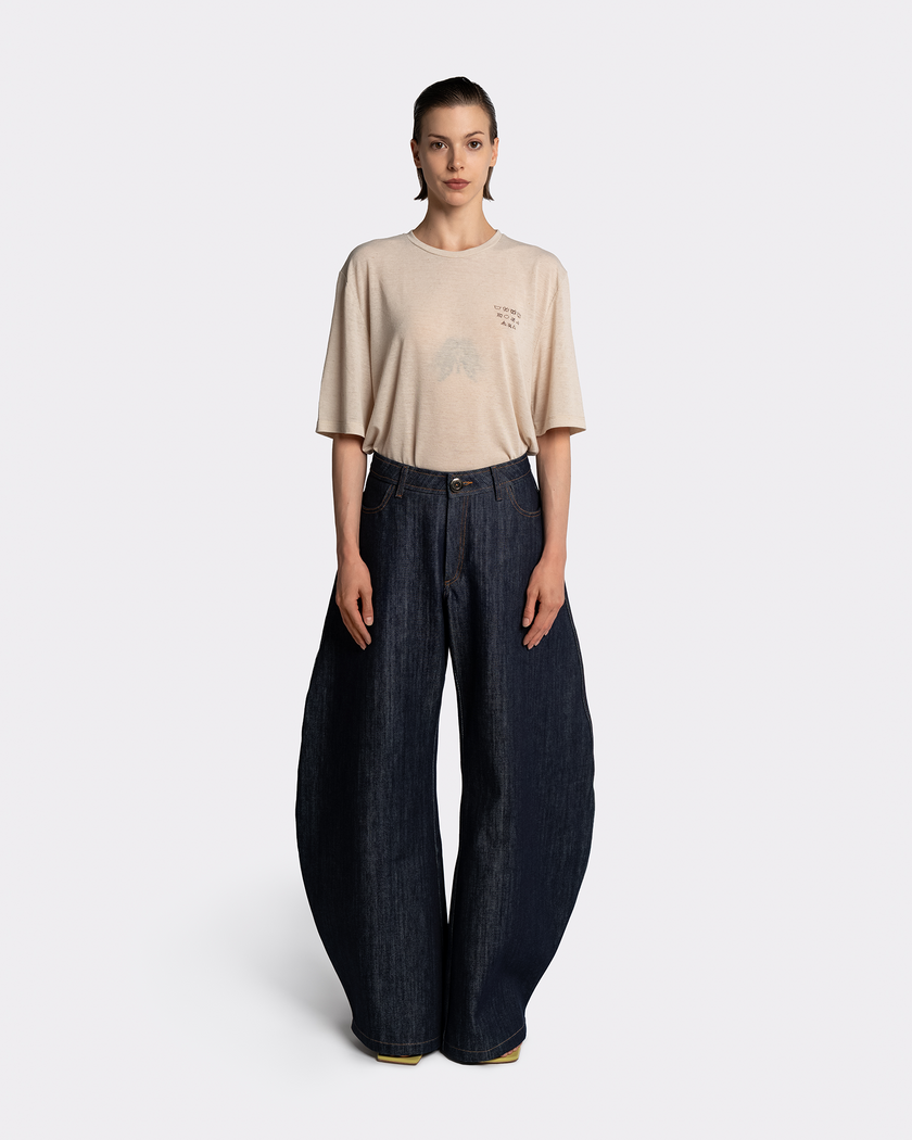 ROUND LEG / WIDE BLACK