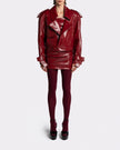 VEGAN LEATHER  RED LABEL JACKET