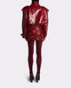 VEGAN LEATHER  RED LABEL JACKET