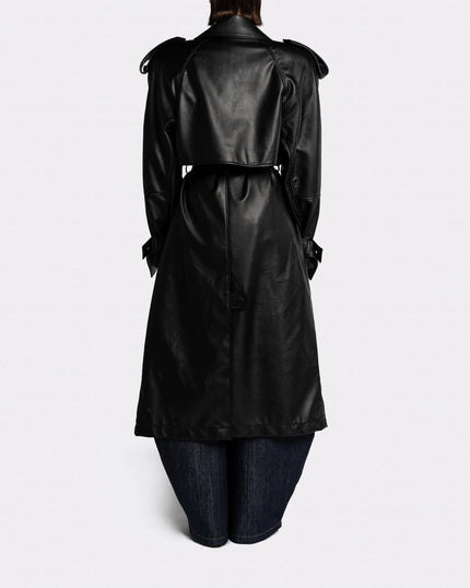 PU Leather Coat