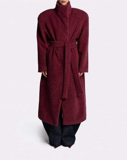 Bordeaux Teddy Coat