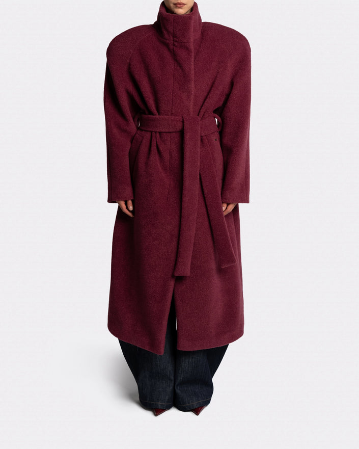 BORDEAUX TEDDY COAT