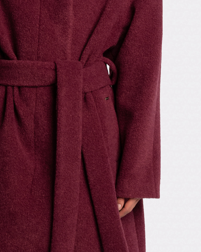 BORDEAUX TEDDY COAT