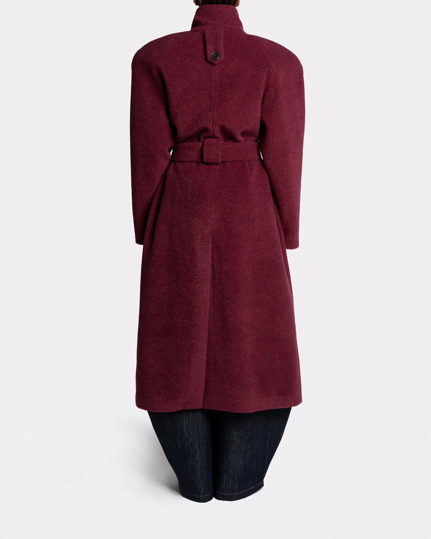 BORDEAUX TEDDY COAT
