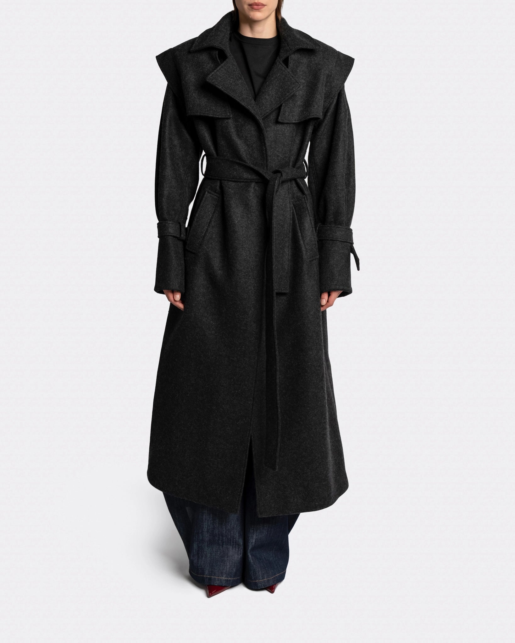 Belted Wool Coat