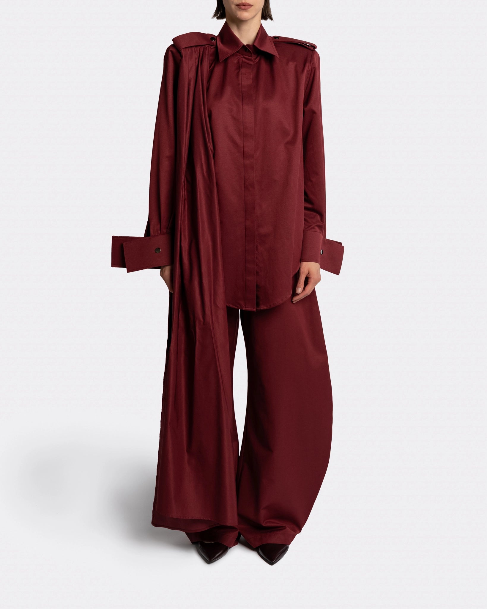 Burgundy Shirt
