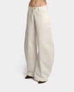 ROUND LEG / WIDE WHITE