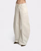 ROUND LEG / WIDE WHITE