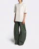 VEGAN LEATHER GREEN PANTS