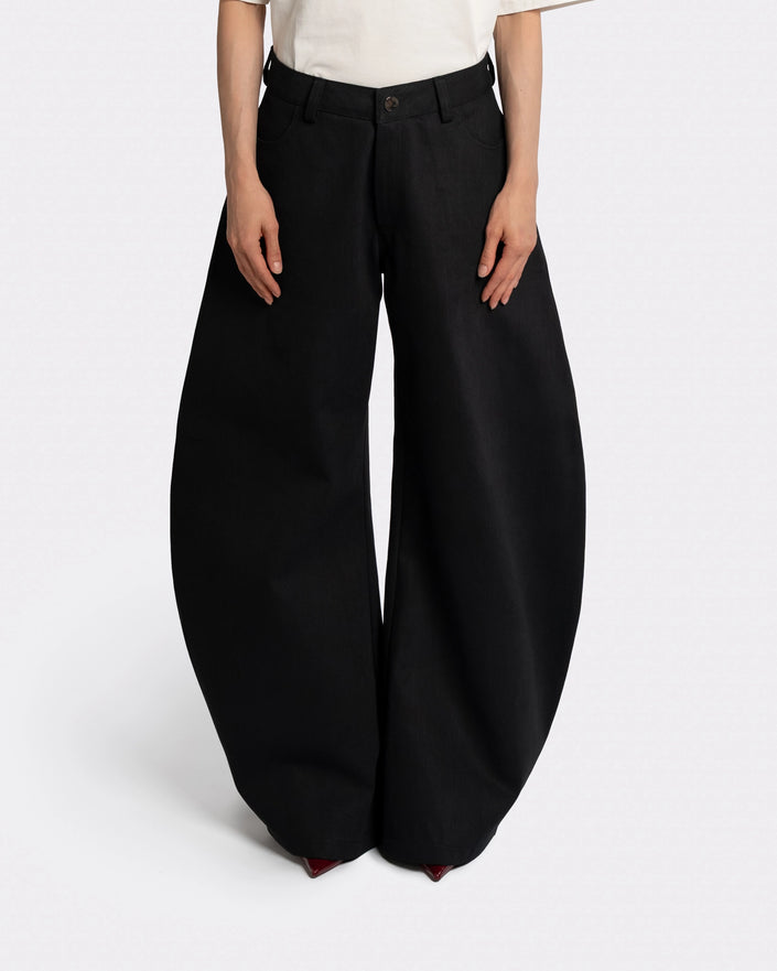 ROUND LEG / WIDE BLACK