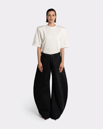 ROUND LEG / WIDE BLACK