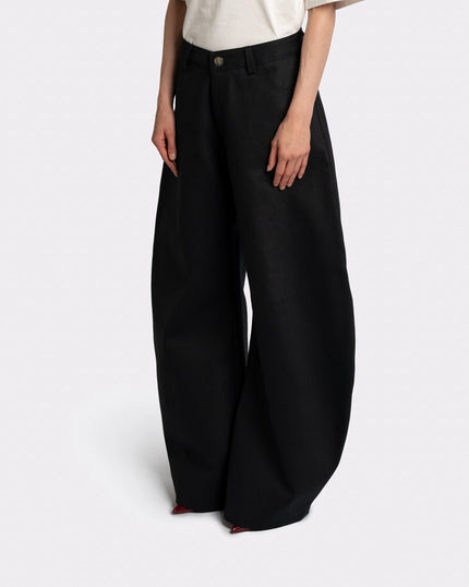 ROUND LEG / WIDE BLACK