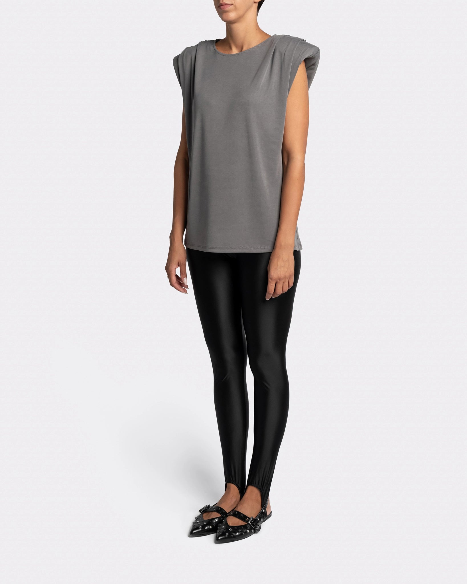 DRAPED T-SHIRT