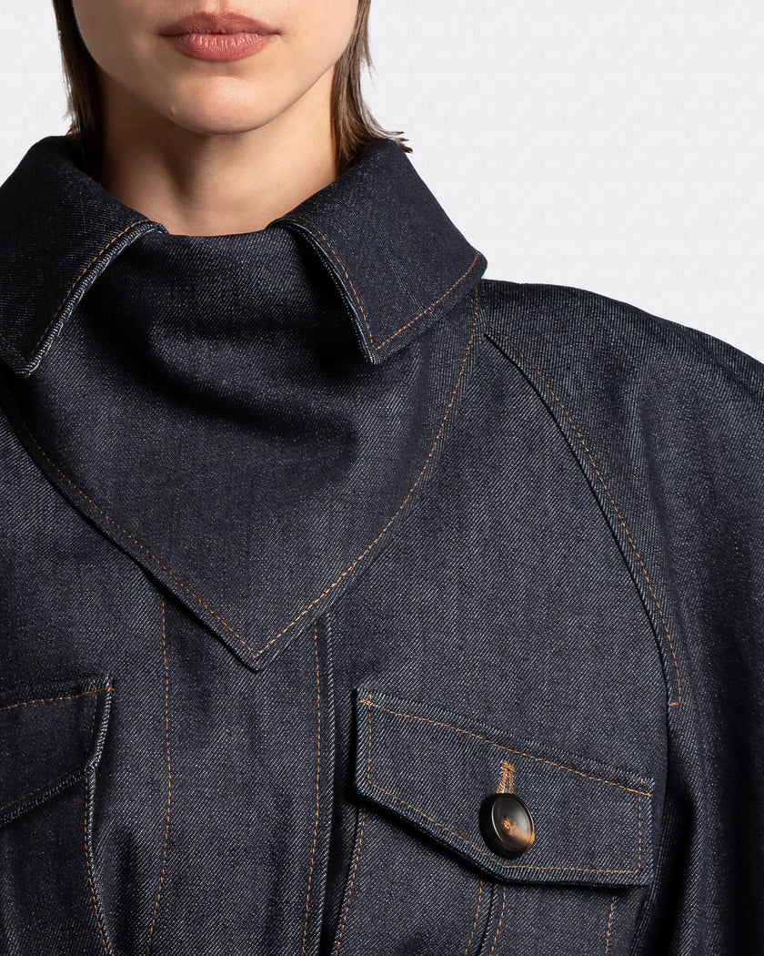 ROUND SLEAVE PARKA JACKET