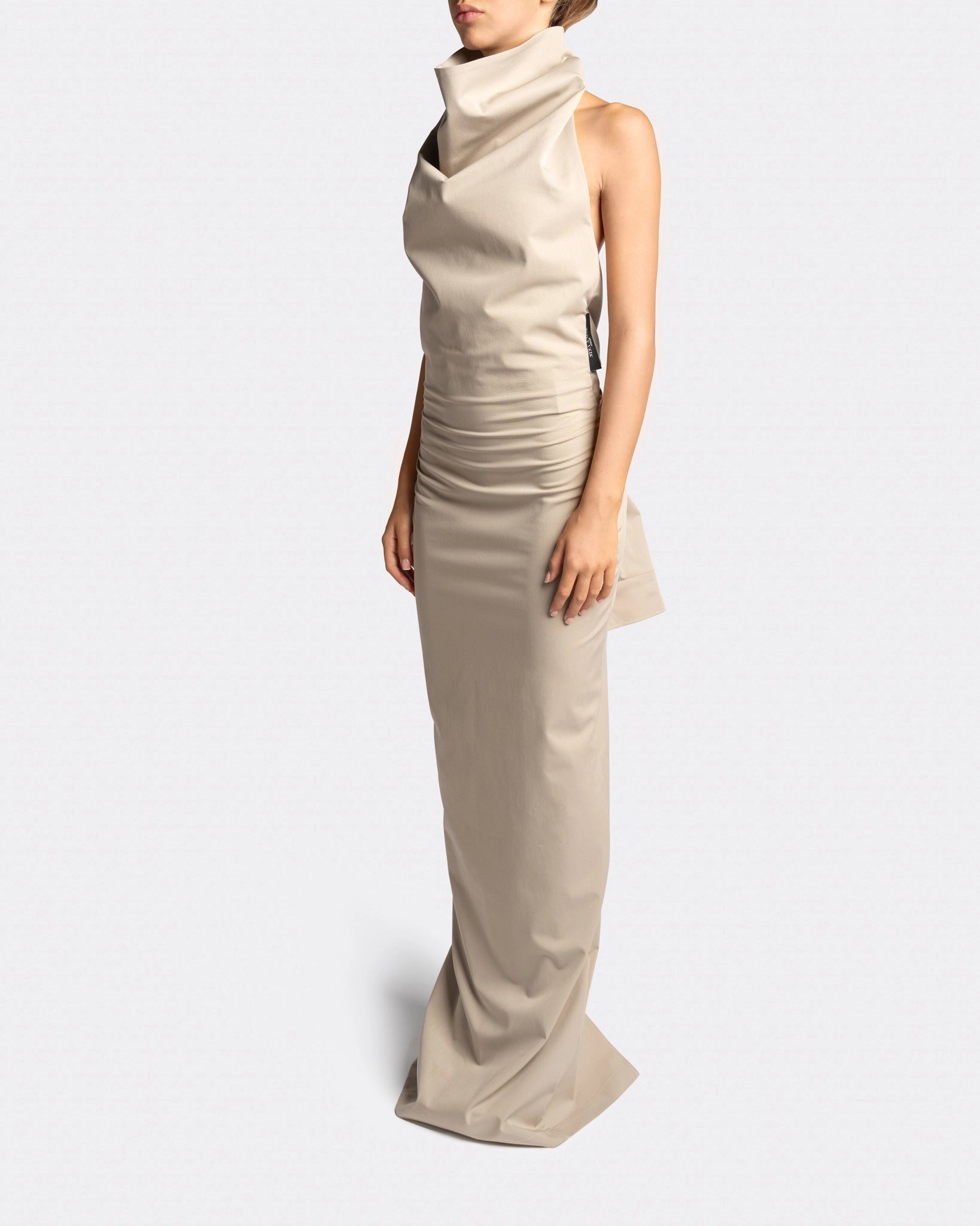 HIGH NECK LONG DRESS