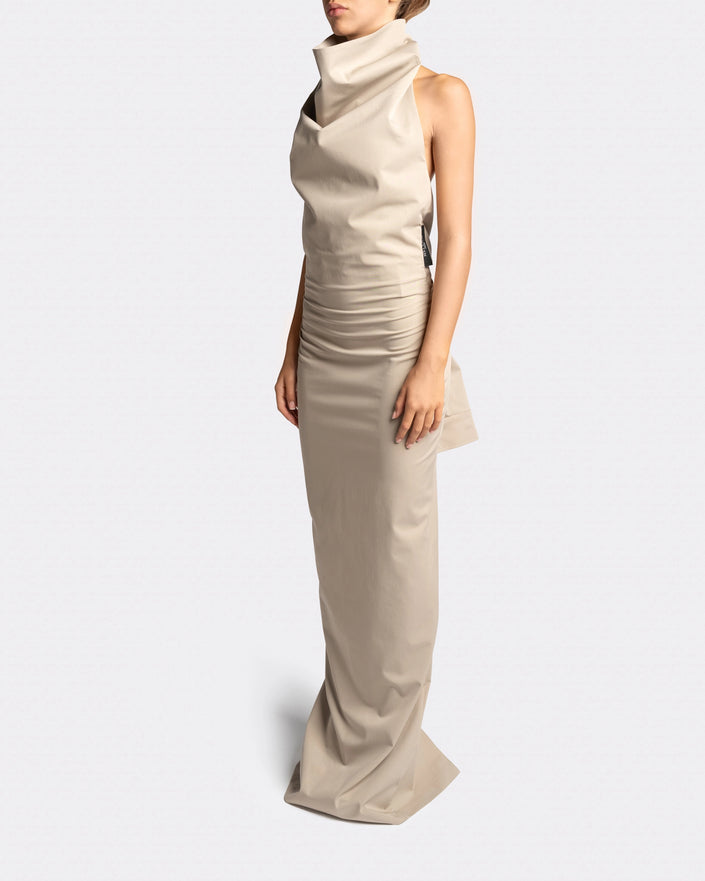 HIGH NECK LONG DRESS